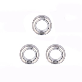 BaiNuo Mini Pneumatic Metal Chamfering Machine, Arc Chamfering Tools Replacement Bearing 3Pieces, for 45-Degree air chamfering Kit Trimming, Chamfering, Deburring