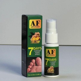 AIFUFAND-7 DAYS Ginger Foot Spray, Odor Control, Intensive Foot care,Foot support - Specification: 1 pack