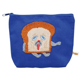 Marushin 4195000400 Pouch, Bad Pan, Canvas Fabric, Embroidered Sagara