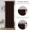 CUCRAF Chocolate Blackout Curtains 52X54 Pack Of 2 Thermal Insulated