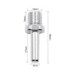 ZYAMY 2PCS Core Drill Adapter 3/8 Round Shank to 5/8-11