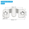 PATIKIL Flush Mount Bracket 43x19mm, 2 Pairs Interlocking Hanging Buckle