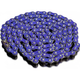 DREAM MOTION Motorcycle 428 Chain 108 Links Drive Chain Transmission System Parts for Honda Kawasaki Yamaha 125cc ~ 250cc SSR YCF Street Bike Quad Scooter ATV Dirt Pit Bike Accessories(Blue)