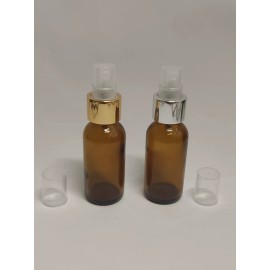 Meliars Frasco Ambar 30 Ml Con Atomizador Dorado / Plata R20 (10pzs)