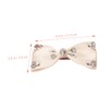 Ipetboom 5pcs Bowknot Rhinestone Hairpins for Women Elegant Hair Bow