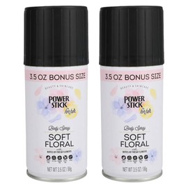Power Stick Body Spray Beauty and Skincare 3.5 oz (Pack of 2) (Soft Floral)