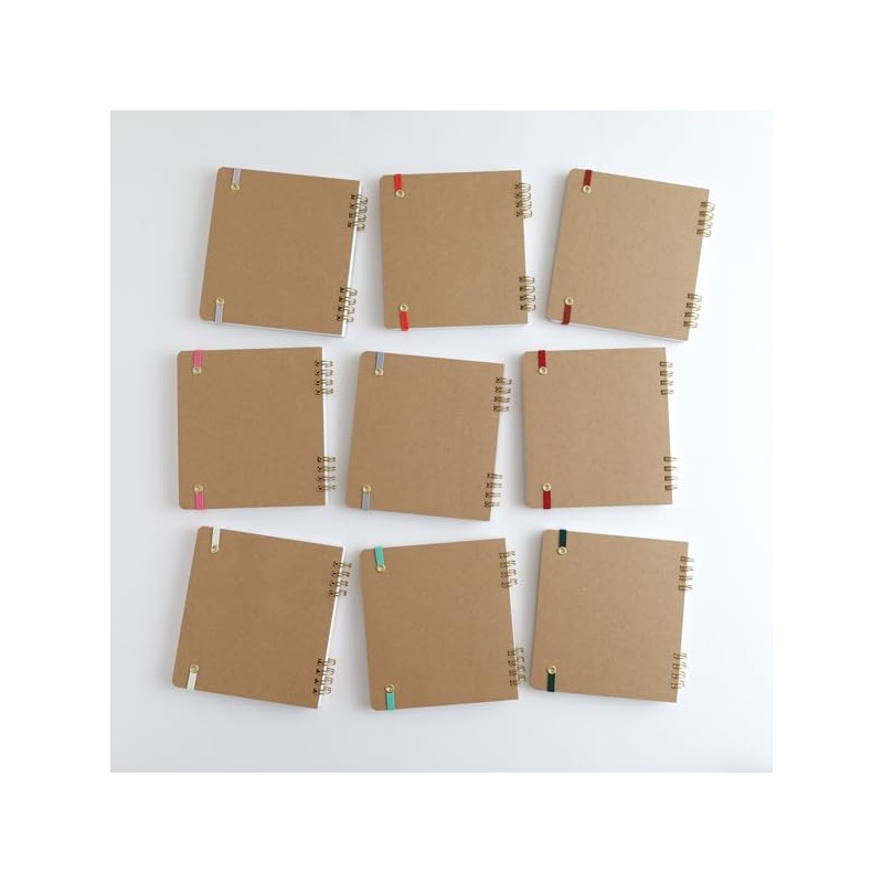 Green Flash Note STUDY HOLIC Ring Notebook - Square Microbiology