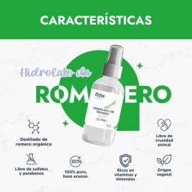 Tonico Natural De Romero Facial Hidrolato Balanceador De Ph