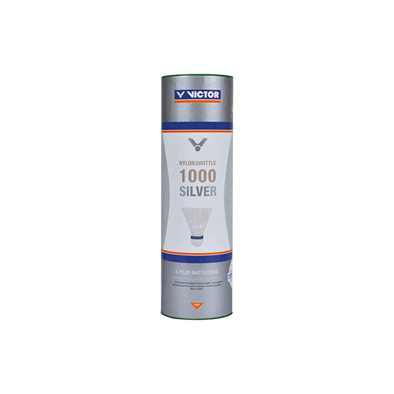 Victor International Nylonball 1000 Shuttlecocks, Pack of 6 - Fast,