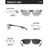 Bircenpro Sunglasses for Men Polarised: UV Protection Carbon Fibre Temple