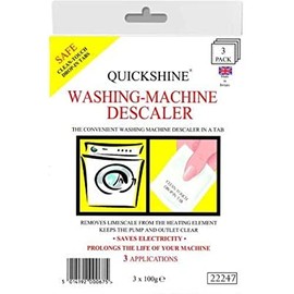 Quickshine Washing Machine Descaler - 3 Sachets