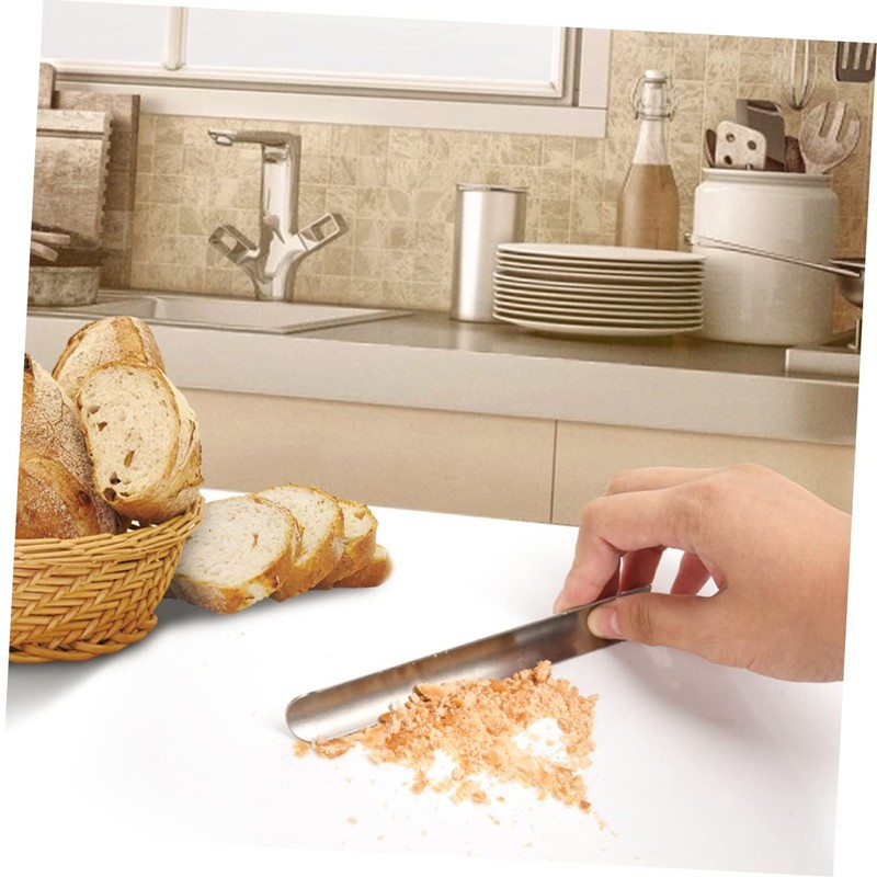 Ipetboom 3pcs Efficient Cleaning Tool Bread Crumb Counter Stainless Steel