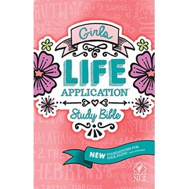 Tyndale NLT Girls Life Application Study Bible, Pink (Hardcover), NLT Bible with Over 800 Notes and Features, Foundations for Your Faith Sections