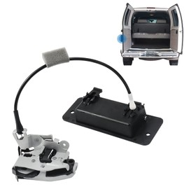 DORAIBACE Rear Door Latch with Handle - Left Driver Side 6C2Z-15431A03-AA for Ford E150 E250 E350 E450, Back Cargo Door Latch Kit Assembly Replaces# 8C2Z-15431A03-A,4C2Z15431A03AB