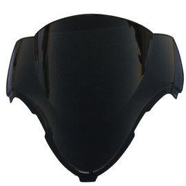 MotorToGo Double Bubble Black Tinted Smoke Windscreen Windshield Visor Compatible for 2000 Suzuki Hayabusa GSX1300R