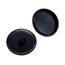 25mm 50pcs Round Metal Black Sew On Button Bezel Blank Back for Glass Cabochon Button Resin Jewelry Making DIY Crafts Scrapbooking Embellishments