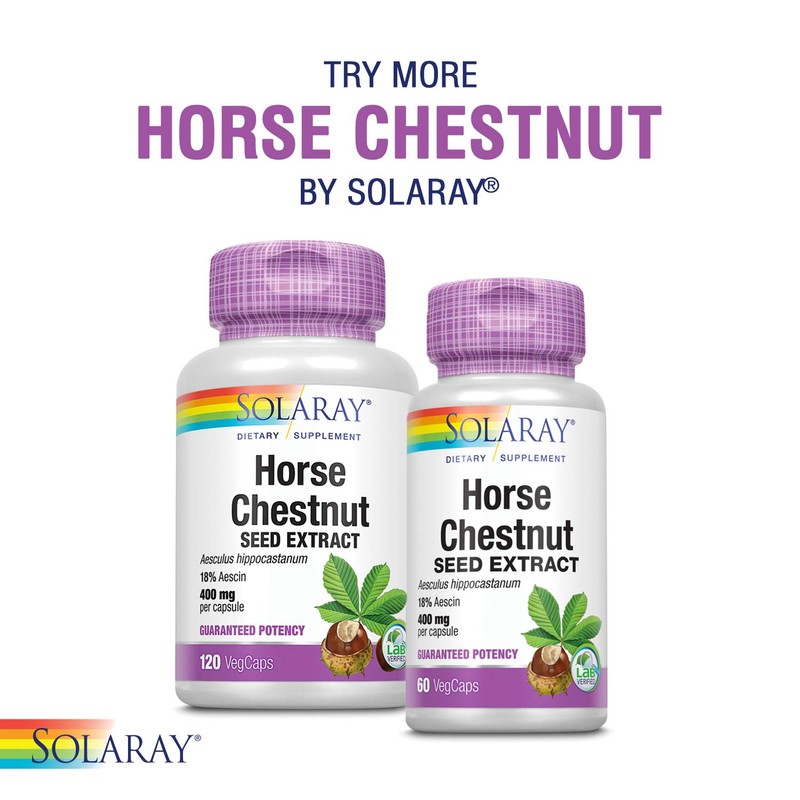 SOLARAY Circulegs - Herbal Supplements for Wellness Support w/Horse Chestnut