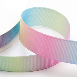 Pastel Rainbow Ribbon 16mm Grosgrain x 10 Metres