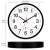 Koosome WiFi Analog Wall Clock with Auto Sync Time &