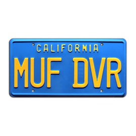Cheech & Chong’s Up in Smoke | MUF DVR | Metal Stamped License Plate