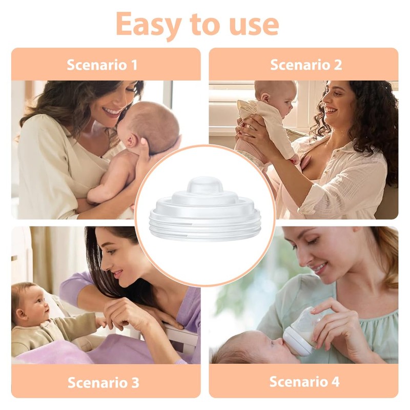 HQRKOTM 6 Silikonmembranen für Momcozy M5, Stillzubehör, M5 Milchpumpe Ersatzteile