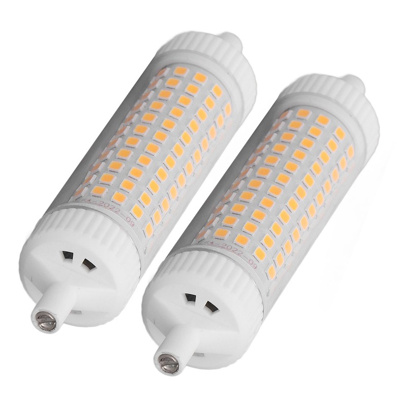 2Pcs R7S LED Light Bulb 118mm Dimmable 15W 154 LEDs