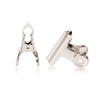 Metal Bulldog Clips, 1.25 Inches, Pack of 20 (Silver)