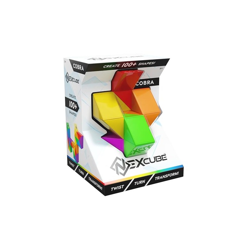 Nexcube Cobra, Original Thinking Game with Shape Creation, Game for