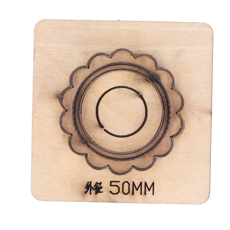 Leather Cutting Dies Sunflower Shaped 7.5x7.5x2.3cm Size 50mm Diameter Precise