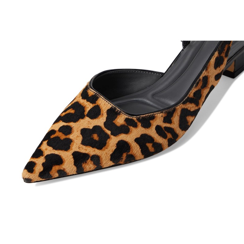 Franco Sarto Women's Devin Pump, Camel Brown Leopard Print, 9