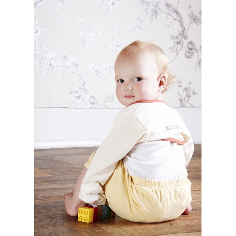 ScratchSleeves | Stay-on Scratch Mitts for Itchy Toddlers | Cream/Cappuccino