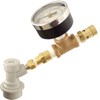 BrewMaster Ball Lock Adjustable Pressure Relief Valve w Gauge Spunding