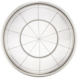 Endoshoji AZL4340 Strainer, Commercial Use, Shallow Type, New Mammoth, 15.7 inches (40 cm), Stainless Steel, Made in China