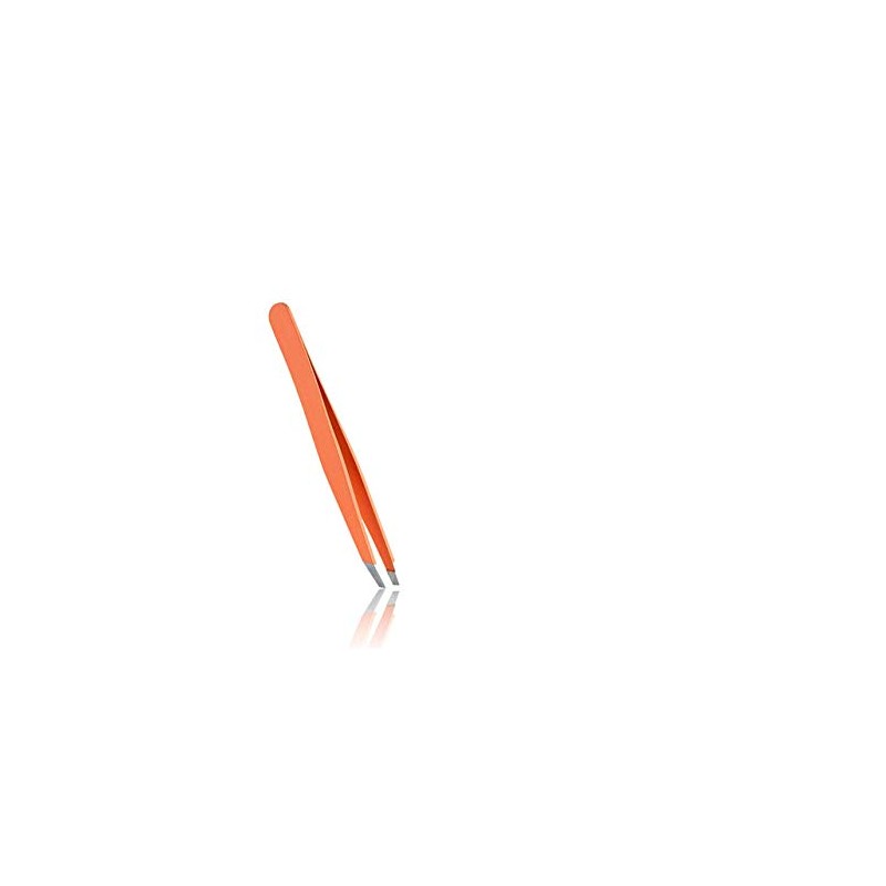 Rubis Tweezer Classic Soft Touch Orange Tweezer Tweezer Shaded Blade
