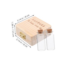 Hohopeti Keepsake Box for First Haircut and Umbilical Cord Storage Capacity Protective Fetal Hair Organizer Elegant Minimalist Design Newborn