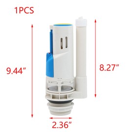 T Tulead 8.27 Inch Height Toilet Flush Valve Toilet Repair Kit Dual Flush Valve Replacement