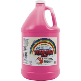 PRO ART Tempera Paint Washable, 1 Gallon, 128 fl. oz. (3.78 L), Magenta