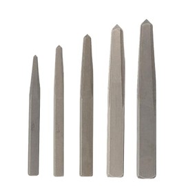 Drill America #1-5 Carbon Steel Straight Flute Steel Screw Extractor Set, DEWEZSF Series