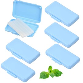 6-Pack Flavored Dental Wax for Braces – Soothing Orthodontic Wax, Relieves Braces Discomfort, Fresh Mint, Strawberry, and More