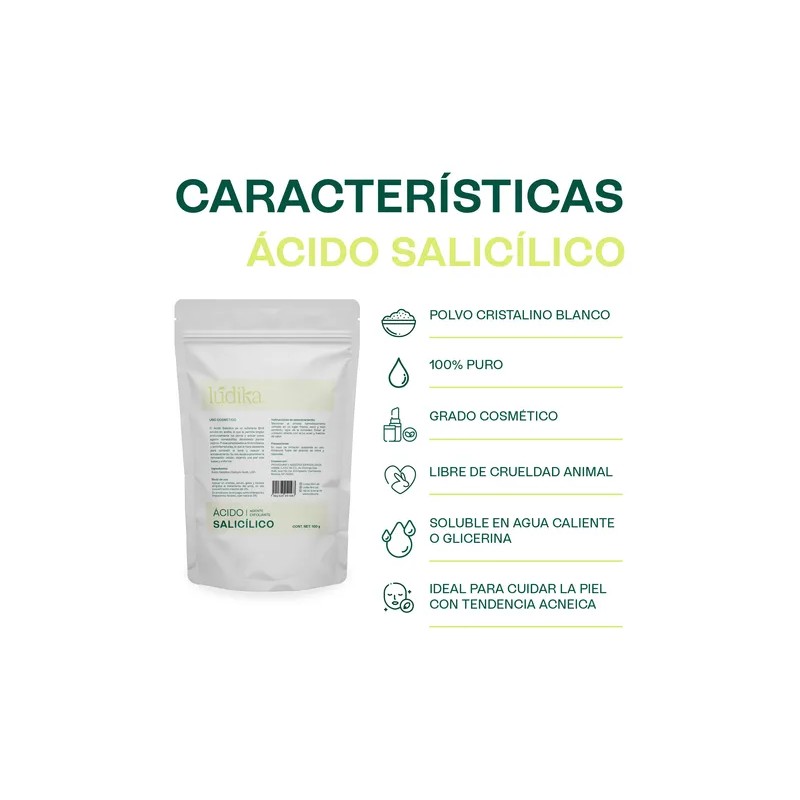 Acido Salicilico Usp Cosmetico Exfoliante Anti-acne 100 G