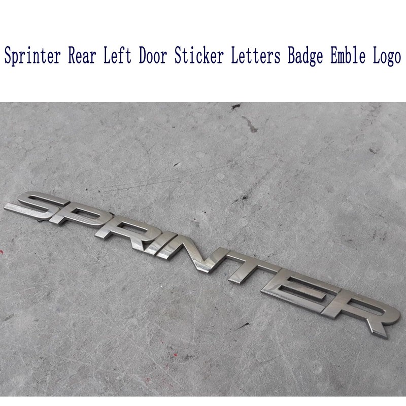 WXQP Rear Door Sprinter Sticker Letters Badge Emblem Nameplate Sign