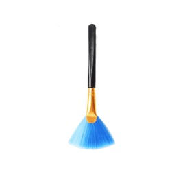PZRT 4PCS Super Soft Cleaning Fan Brush Fibre Blue 12.5cm Cleaning Computer Keyboard Dust Lens Mobile Phone Razor Cleaning Brush Display Electronics Crevice Cleaning