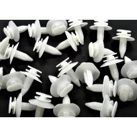 SFS GM Trim & Door Panel Clips- Fits 1/4" Hole- 13/16" Stem- 20 clips- #116