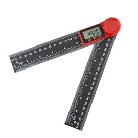 Digital Angle Finder Ruler, Ruler Meter Electronic Angle Gauge Tool with LCD Display for Engineering Woodworking, Holding and Zeroing Function - 200MM