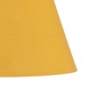 Set of 2 Ochre Fabric Table Lamp Shades, Lampshade for