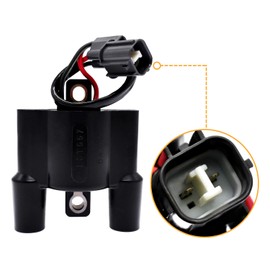 2pcs F6T557 Ignition Coils Pack Compatible for Kawasaki STX-12F 2003-2007, STX-15F 2004-2017, Ultra LX 2007-2016, Ultra 250X 2007-2008, Ultra 260X 2009-2010, Ultra 260LX 2009-2010