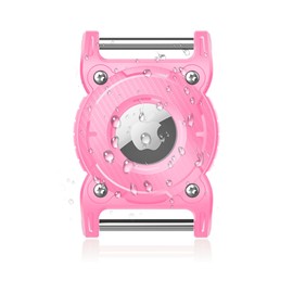 Sichy Waterproof AirTag Dog Collar Holder, AirTag Holder for Dog Collar, Dog Airtag Holder Hard TPU Full Protection Airtag Dog Collar Case for Key,Backpack,Luggage,Cat,Dog Gps Tracker