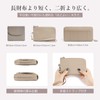 imeetu Mini Wallet, Thin, L-Shaped Zipper, Genuine Leather, Large Capacity,