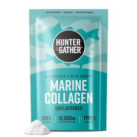 Hunter & Gather Hunter & Gather Marine Collagen Powder 300g | Pure Unflavoured Premium Hydrolysed Wild Caught Marine Collagen Peptides Powder for Hair Skin Nails Muscles | Collagen Supplements for Women and Men