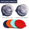 Sophico Round Silicone Storage Cover Lids Replacement for Anchor Hocking